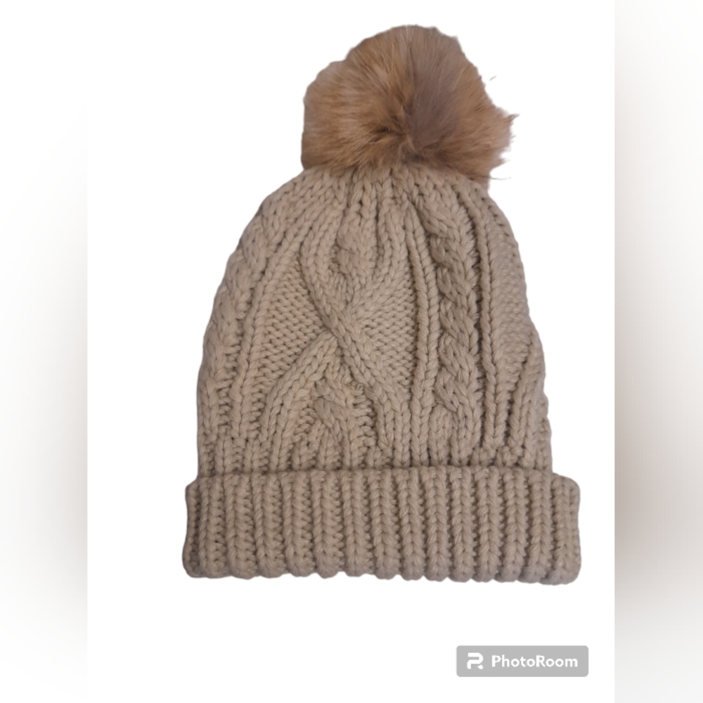 CrownCap - Winter Beanie/Toque/Hat - O/S- Dark Cream